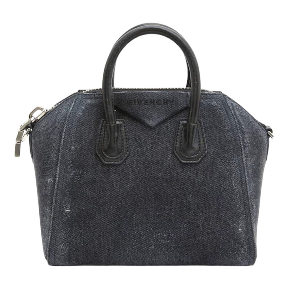 👜 🆕 Givenchy Mini Antigona Top-Handle Bag in Washed Denim